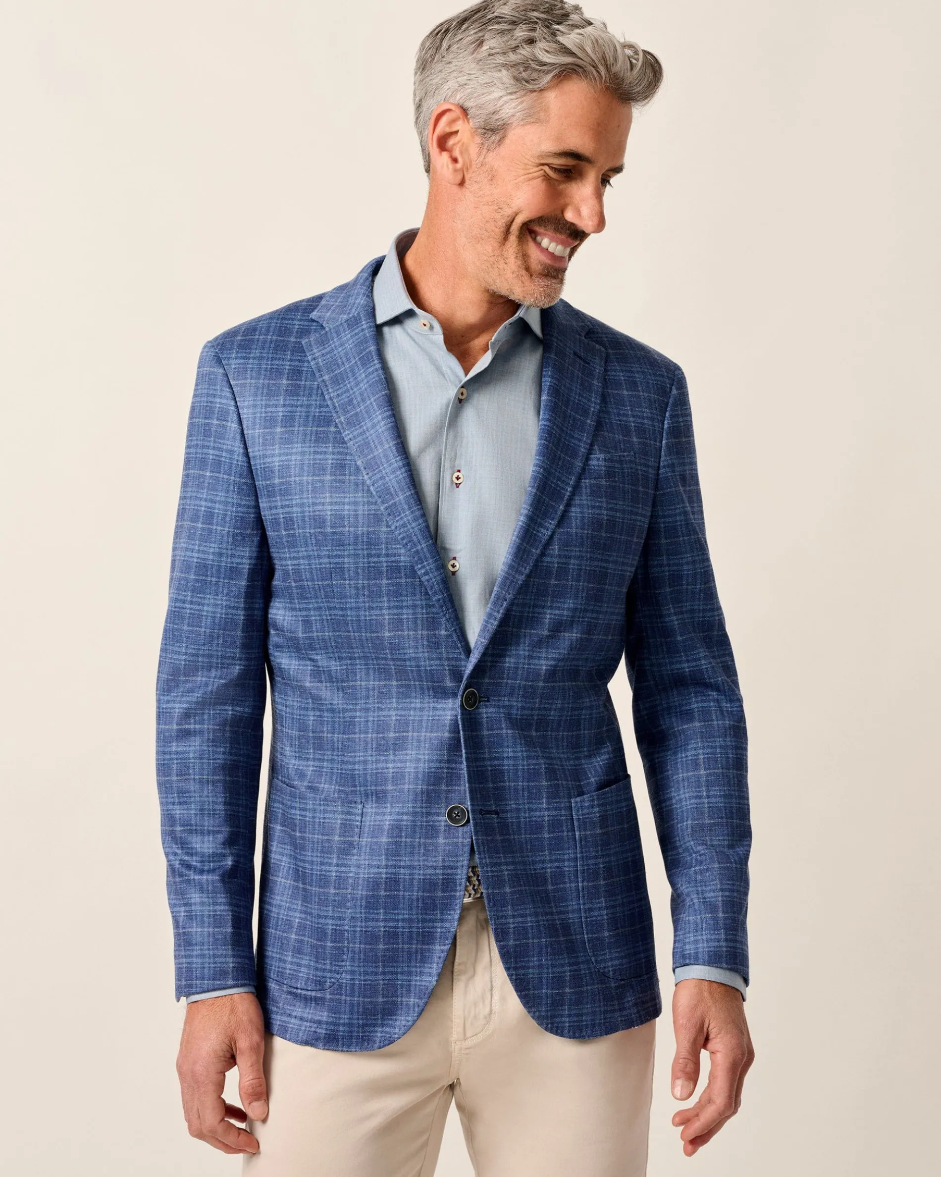 Adonis Top Shelf Plaid Knit Sport Coat