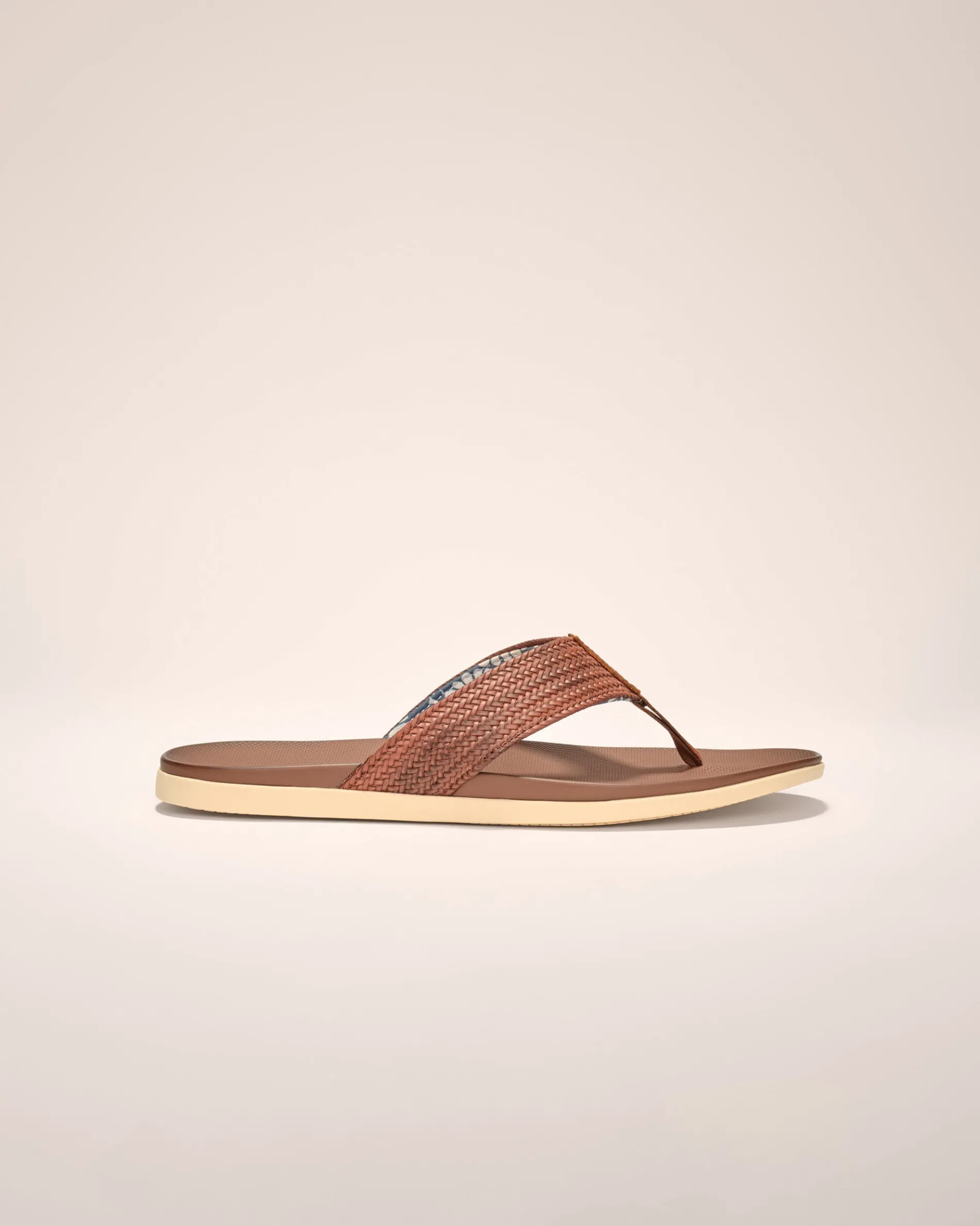 Boardwalk Woven Faux Leather Sandal