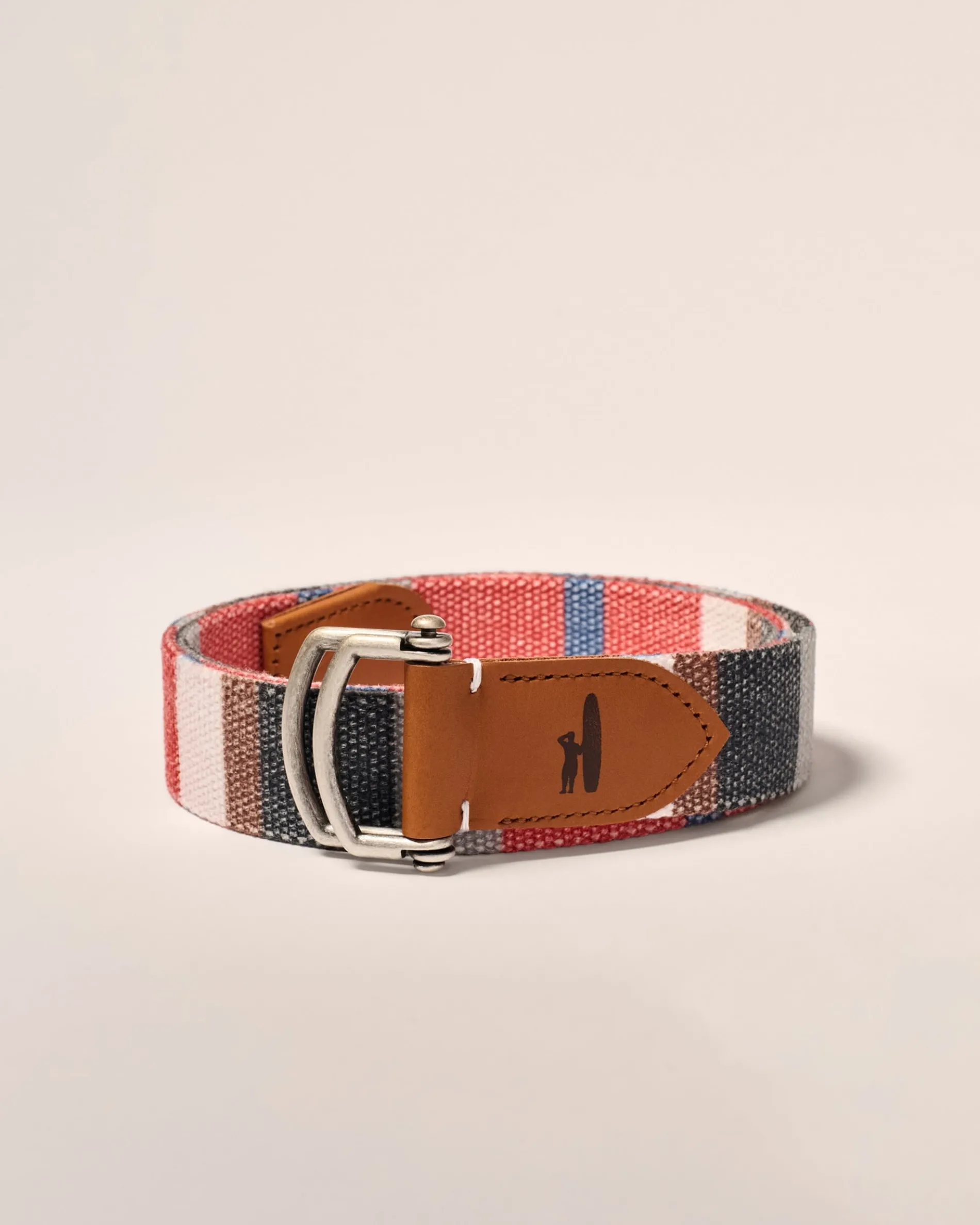 Bowen D-Ring Canvas Striped Belt