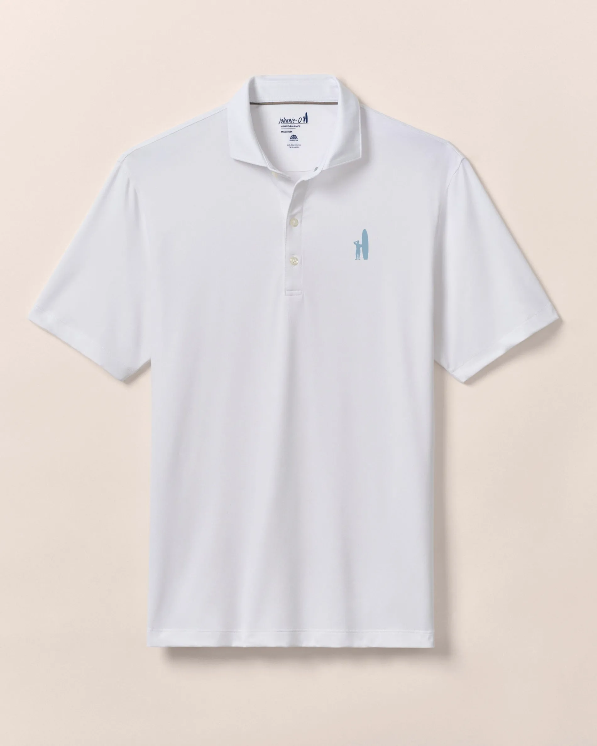 Custom Surfer Logo Performance Jersey Polo - Birdie