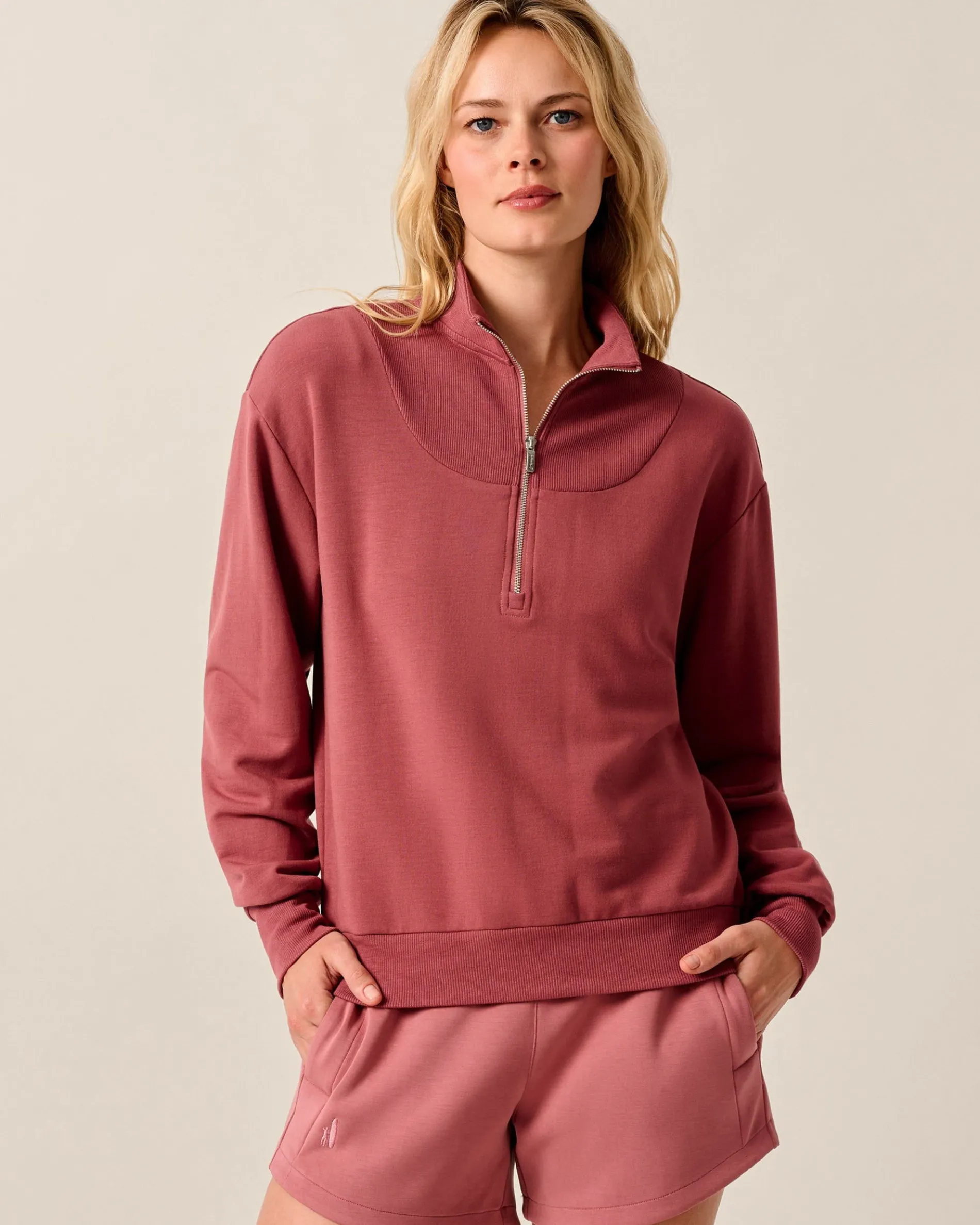 Naomi Rib Knit 1/4 Zip