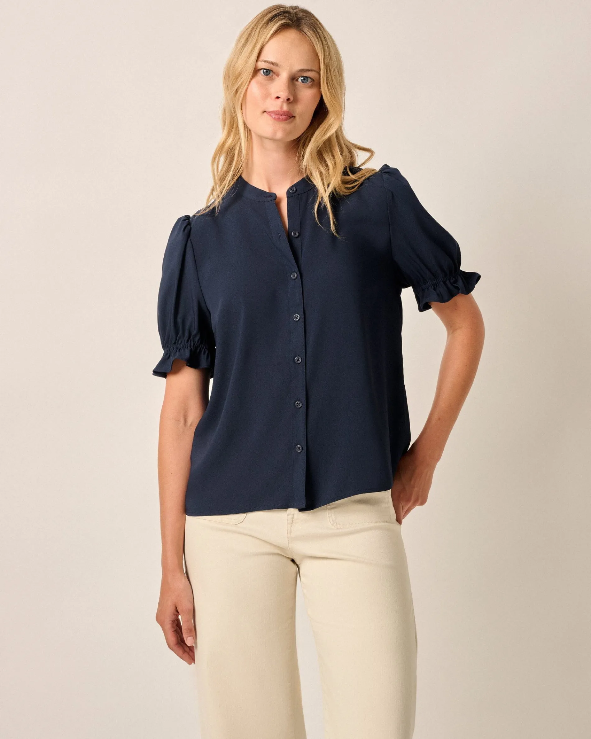 Natalia Button-Up Blouse