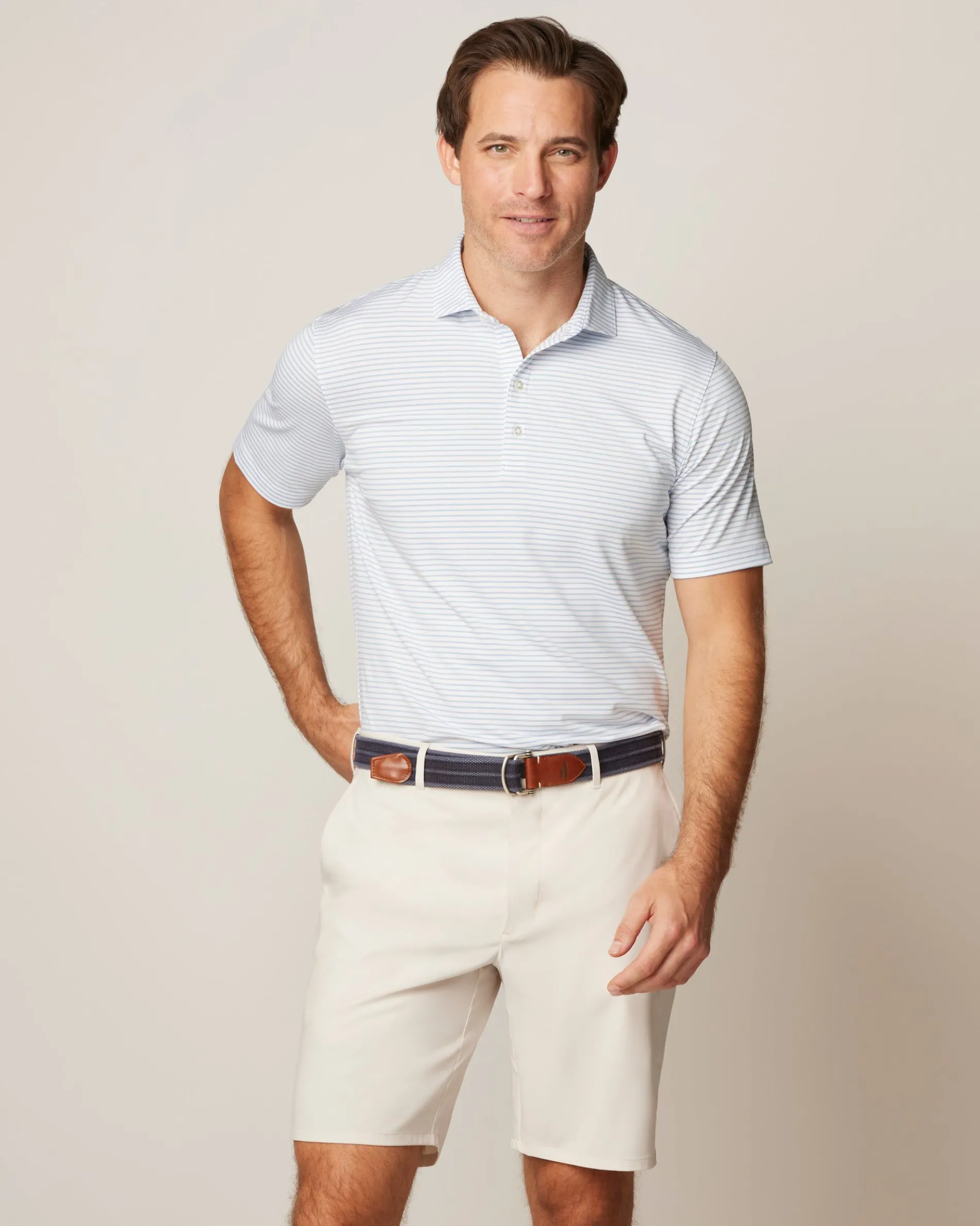 Performance Jersey Polo - Michael Stripe