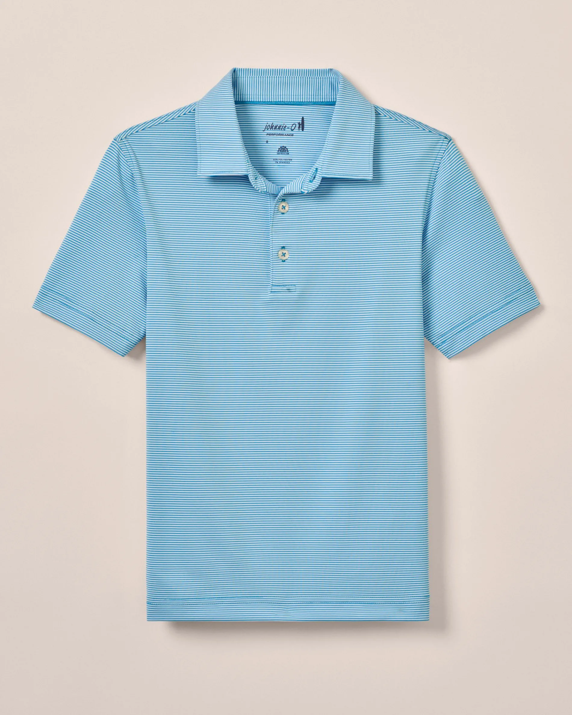 Performance Jersey Jr. Polo - Lyndonn Stripe