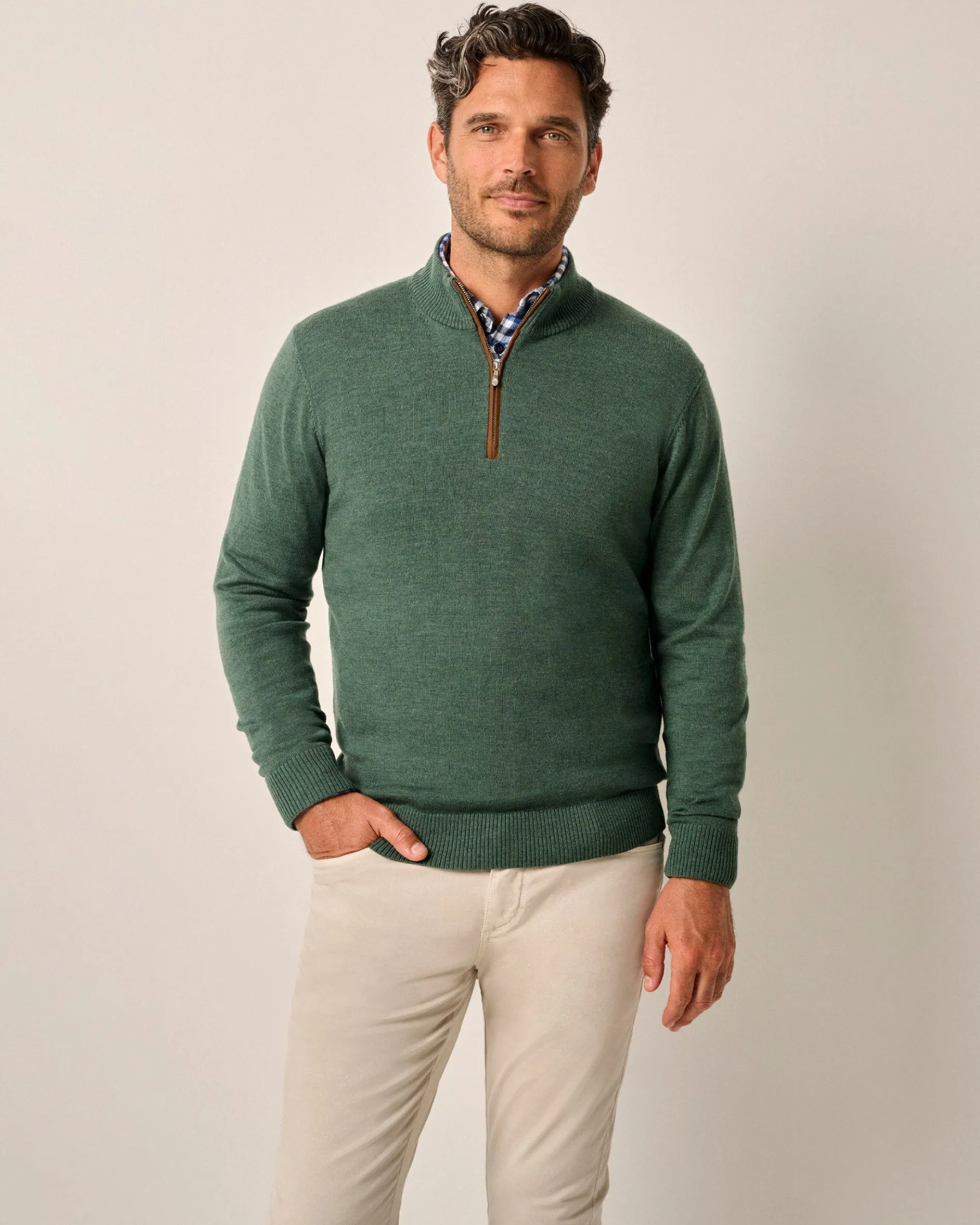 Raynor Merino 1/4 Zip Sweater