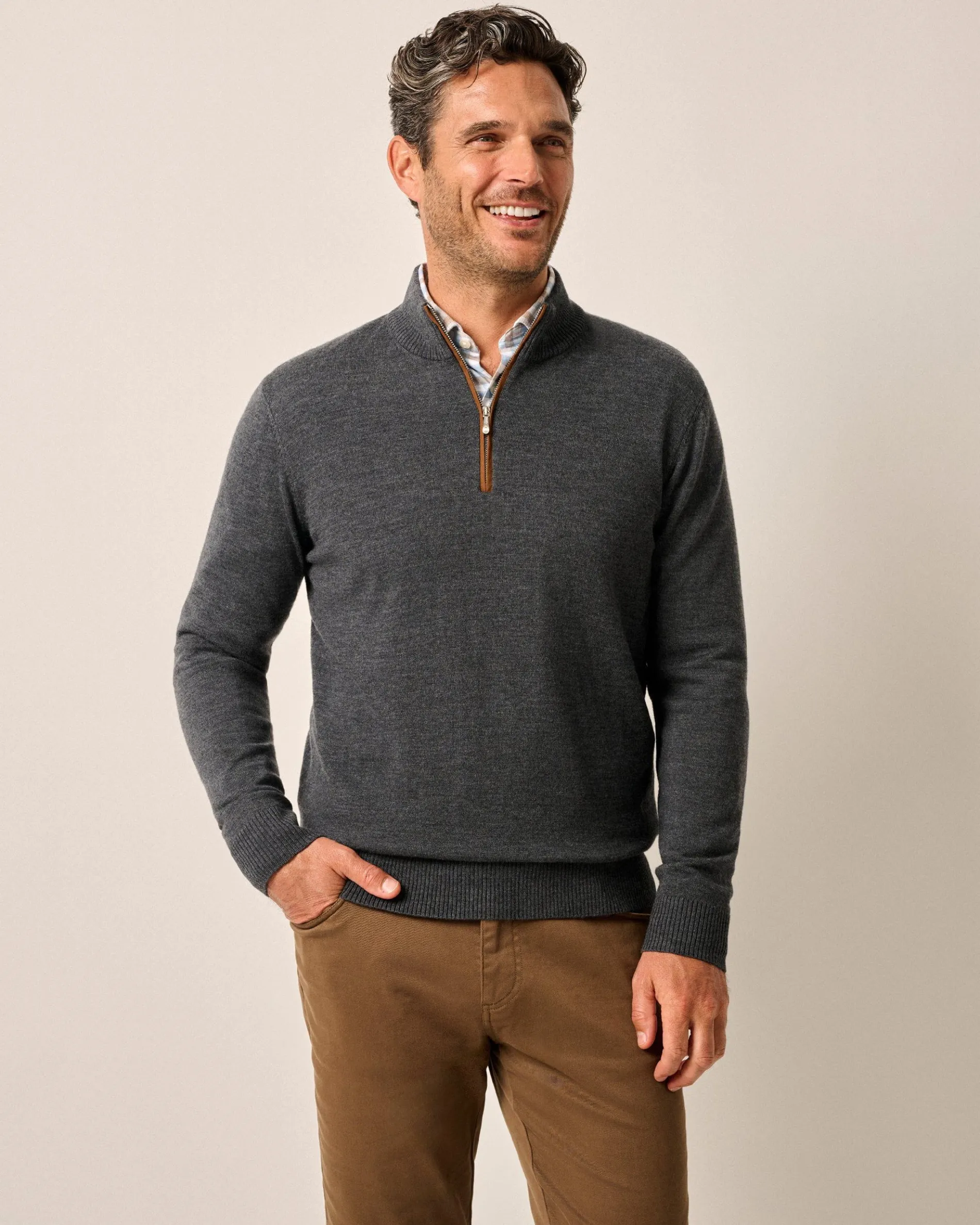 Raynor Merino 1/4 Zip Sweater