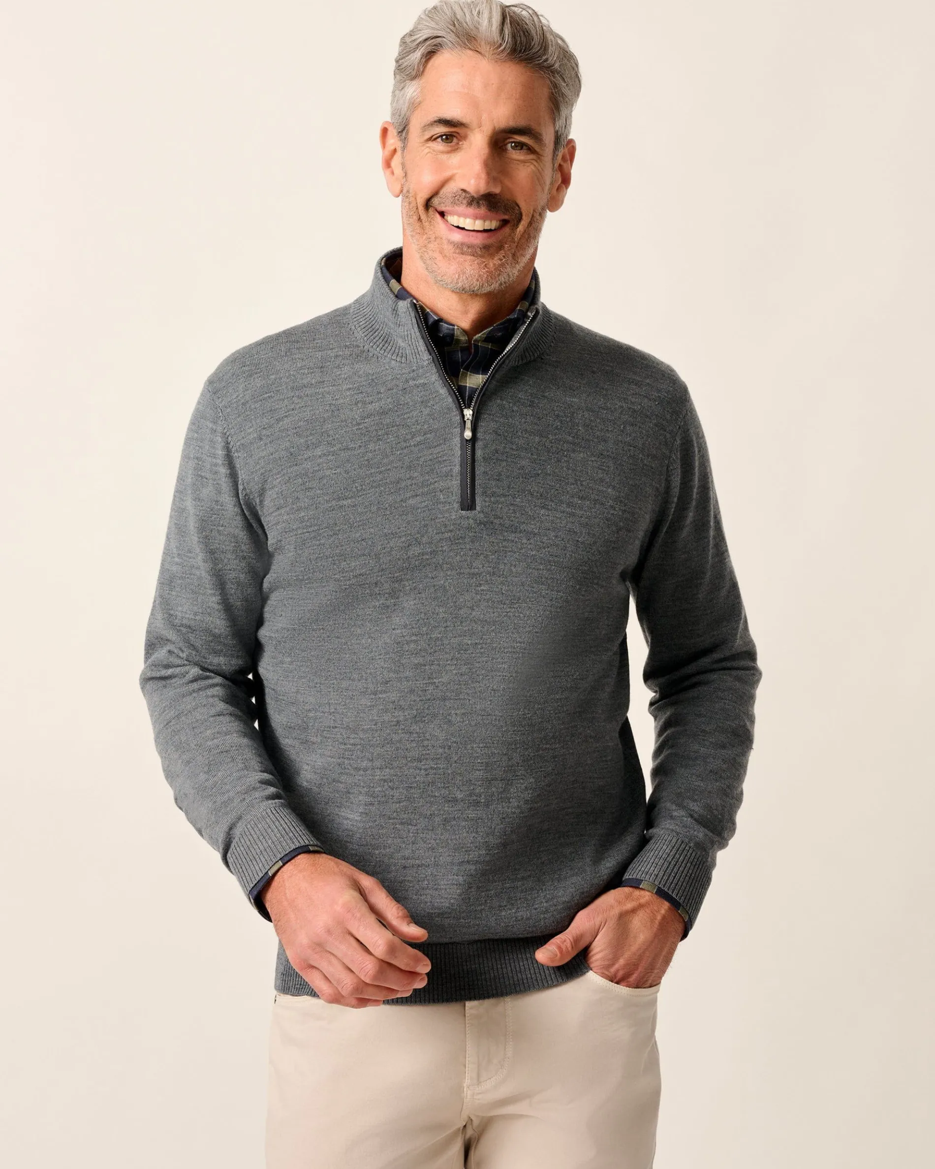 Raynor Merino 1/4 Zip Sweater