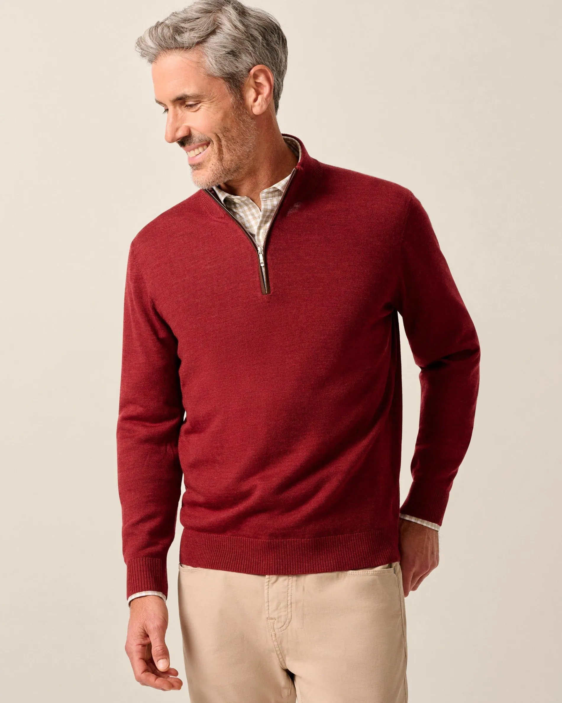 Raynor Merino 1/4 Zip Sweater