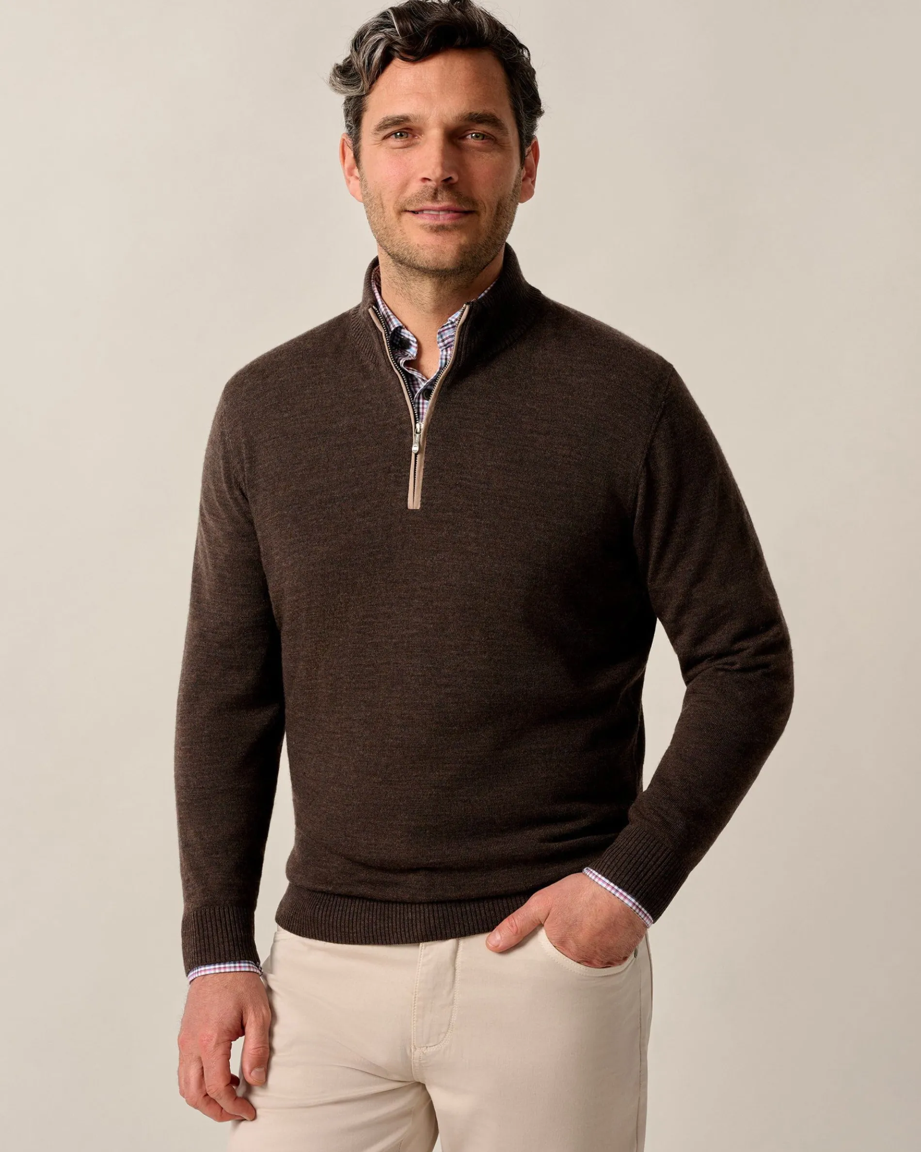 Raynor Merino 1/4 Zip Sweater