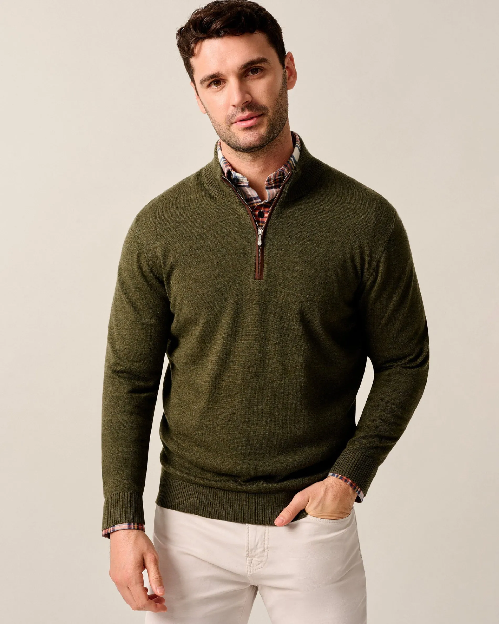 Raynor Merino 1/4 Zip Sweater