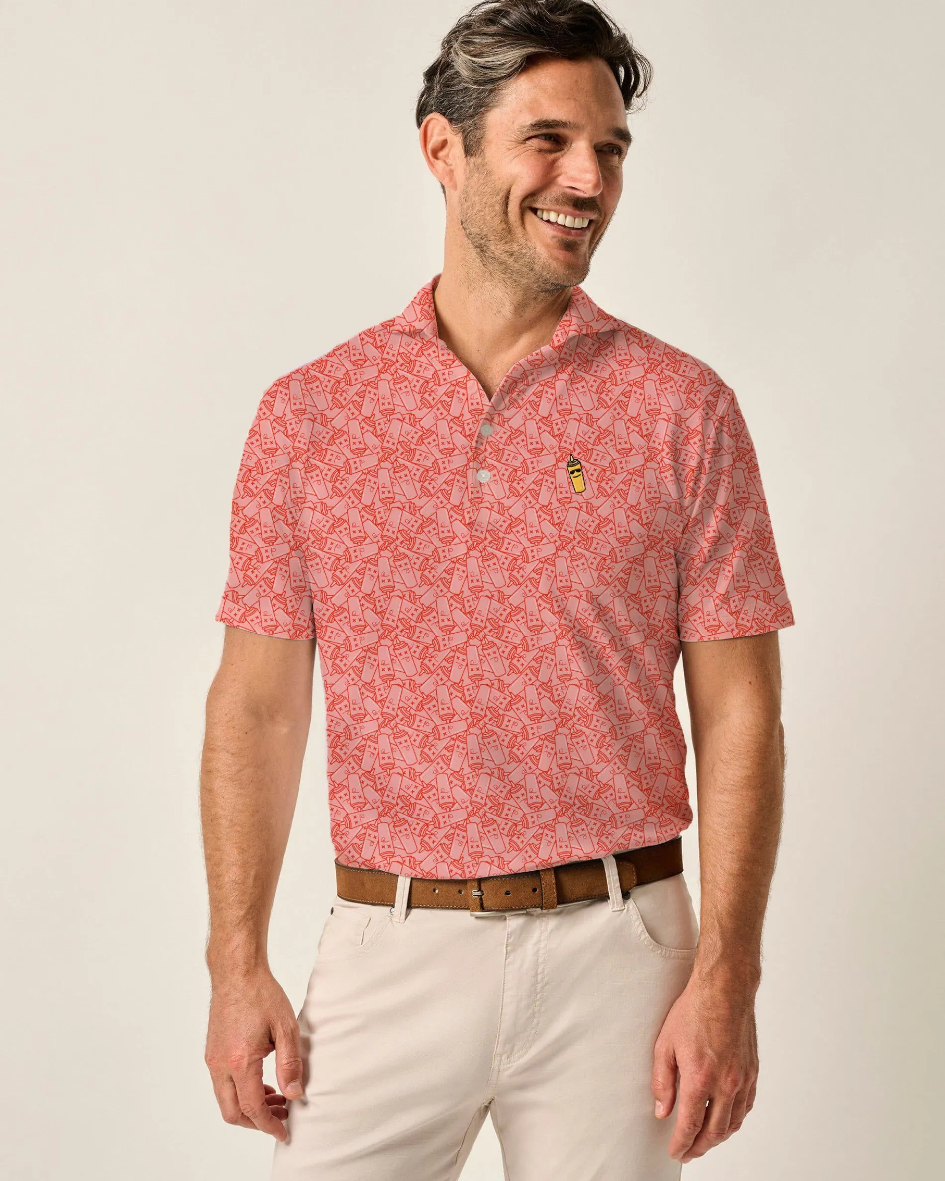 SWAG Golf x Johnnie-O Performance Polo - No Ketchup