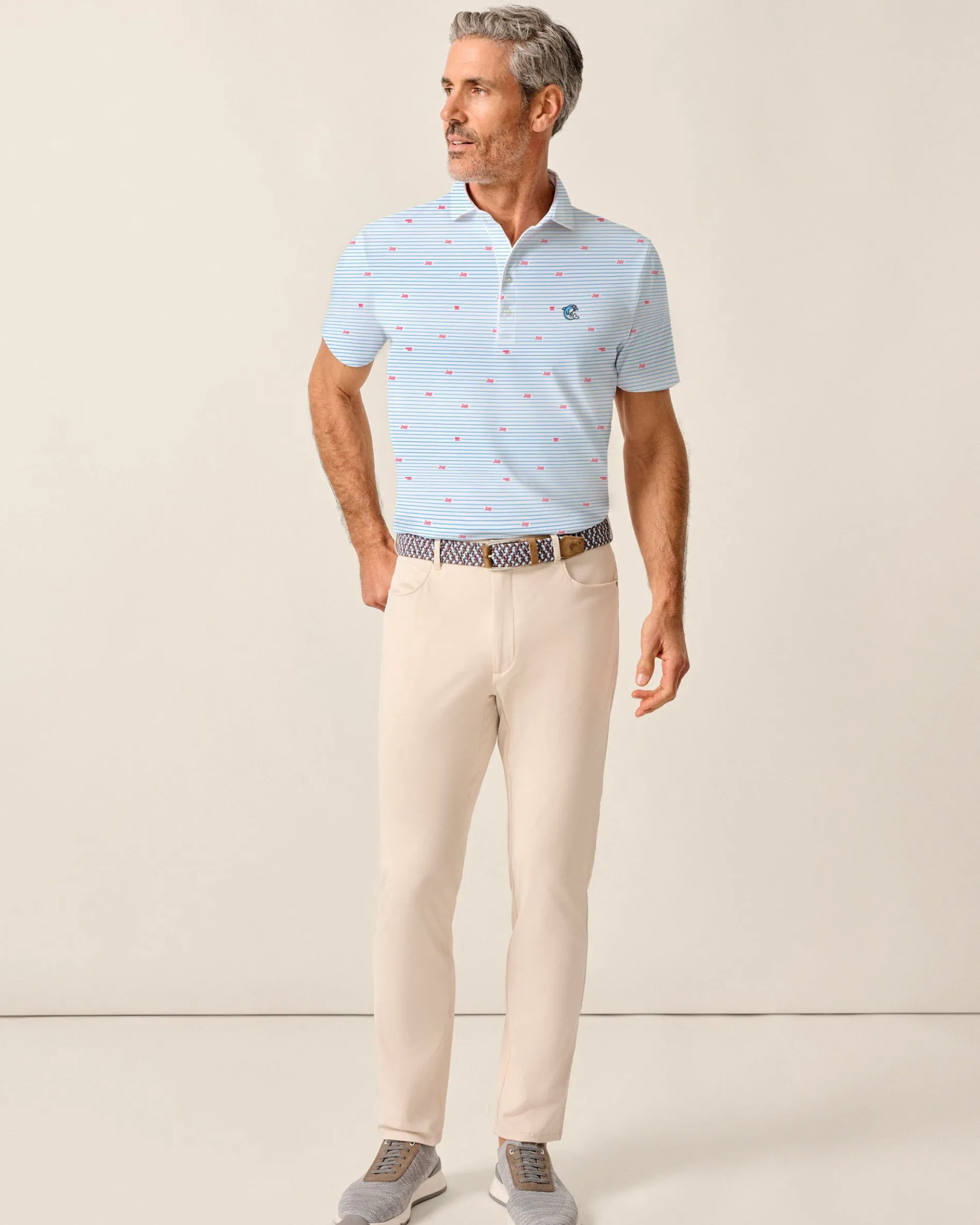 SWAG Golf x Johnnie-O Performance Polo - Wavefinder