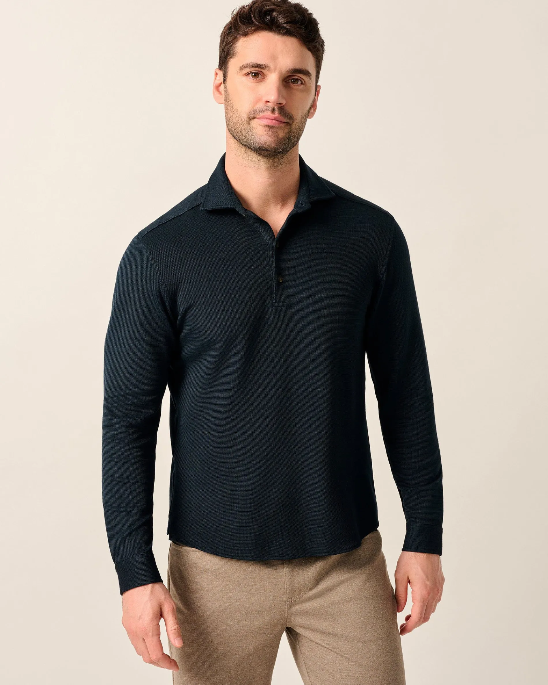Top Shelf Long Sleeve Performance Polo - Highburry