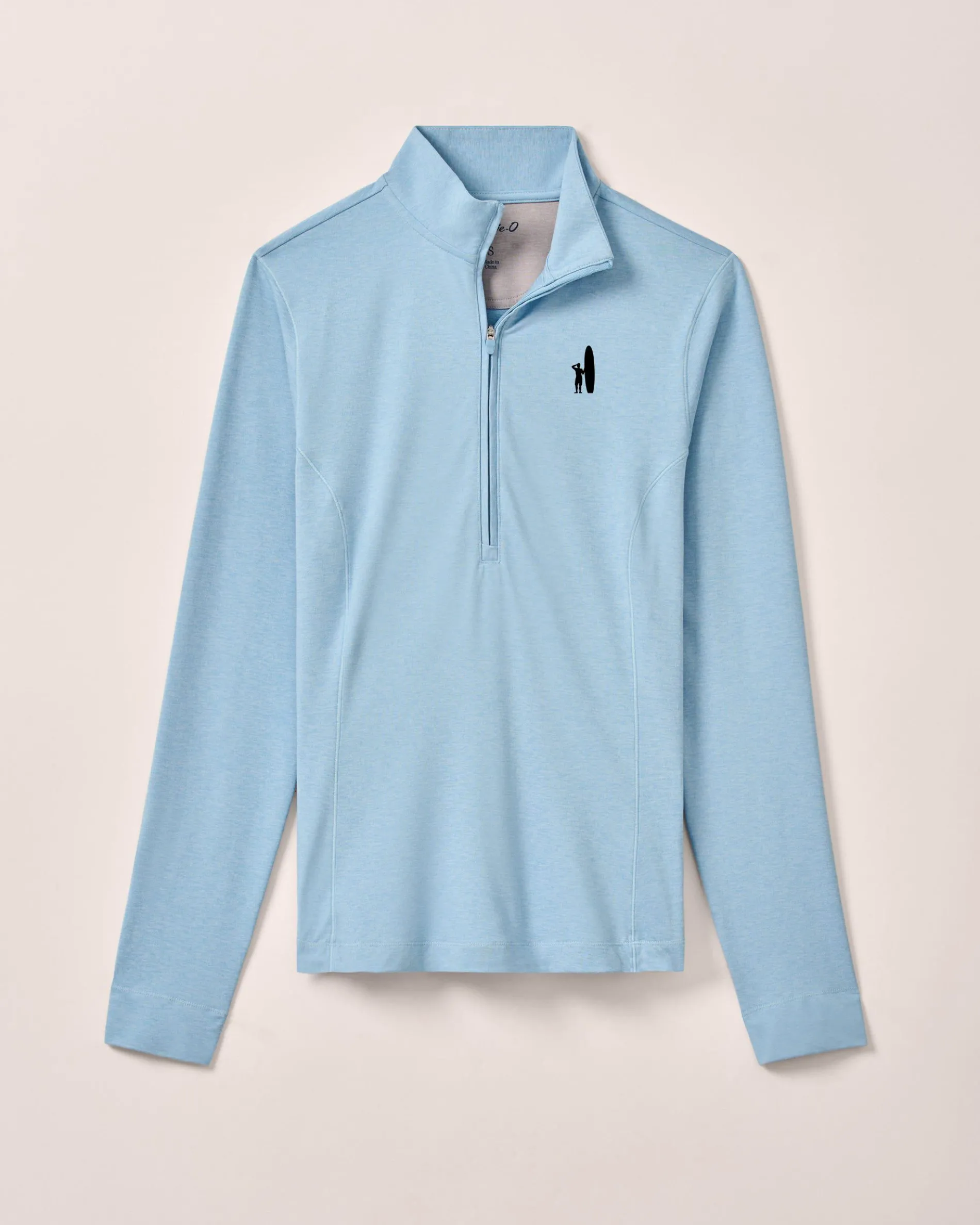 Women's Custom Surfer Logo Susie Performance 1/4 Zip