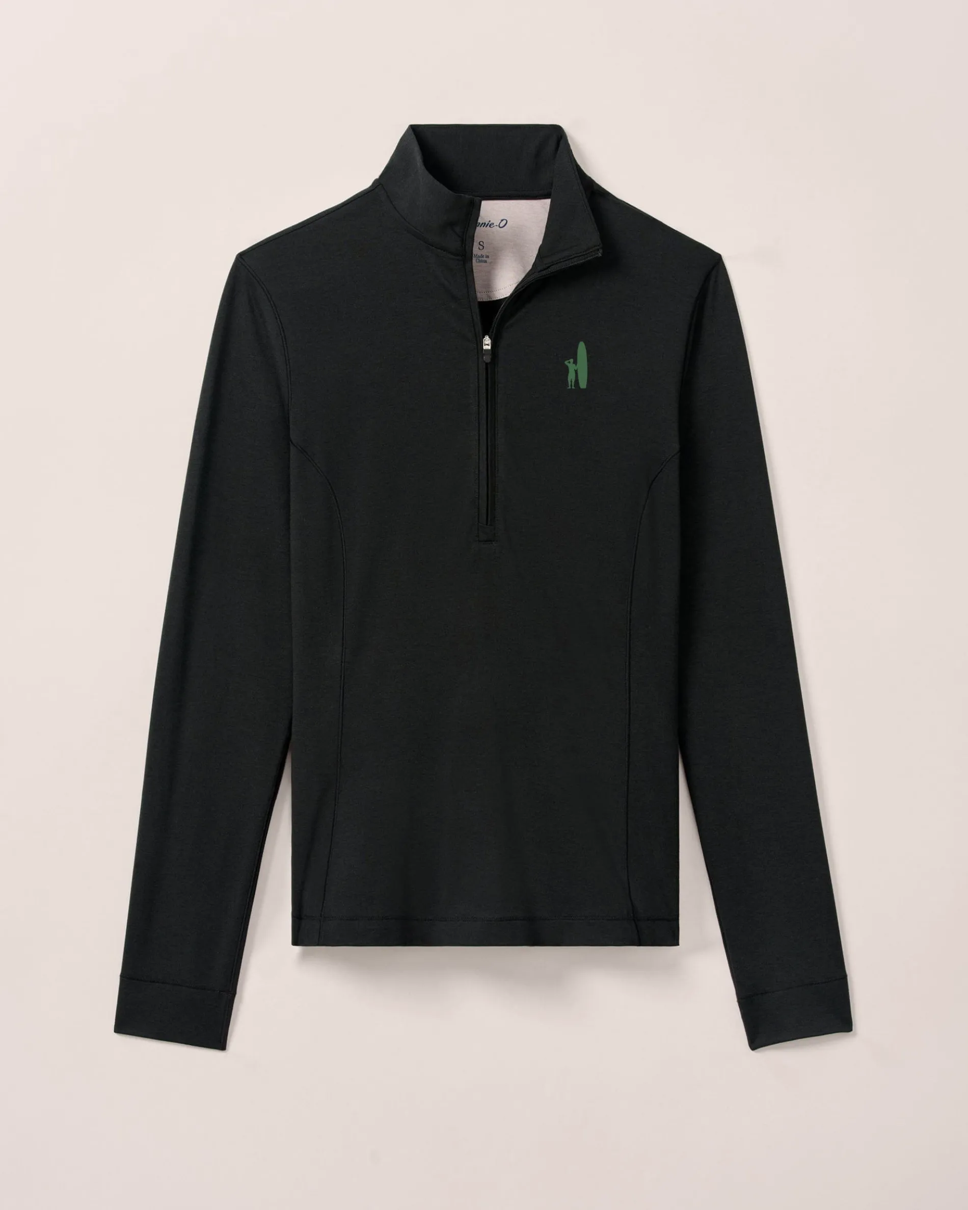 Women's Custom Surfer Logo Susie Performance 1/4 Zip